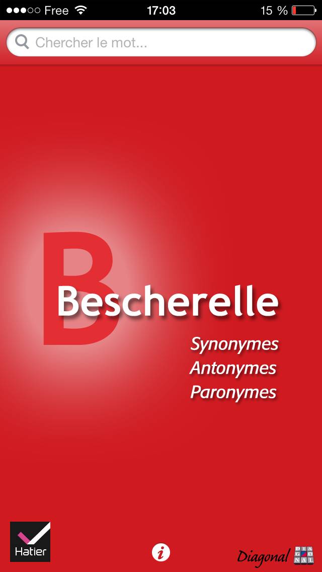 Bescherelle Synonymes App screenshot #1
