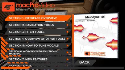 Core Melodyne Course Captura de pantalla de la aplicación