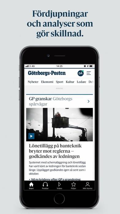 Göteborgs-Posten App screenshot #2