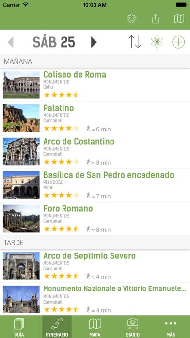 Guida di Roma (con mappe offline) Schermata dell'app #2
