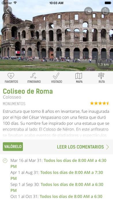 Guida di Roma (con mappe offline) Schermata dell'app #5