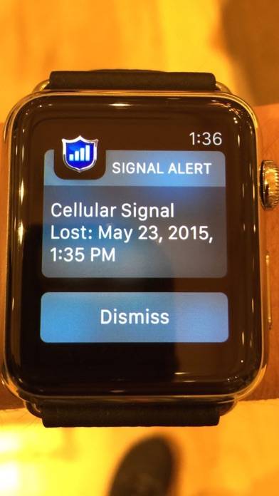 Signal Alert Captura de pantalla de la aplicación