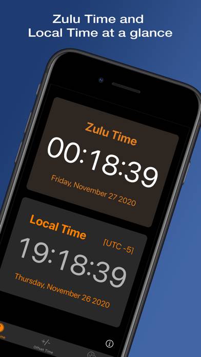 Zulu Time Schermata dell'app #1