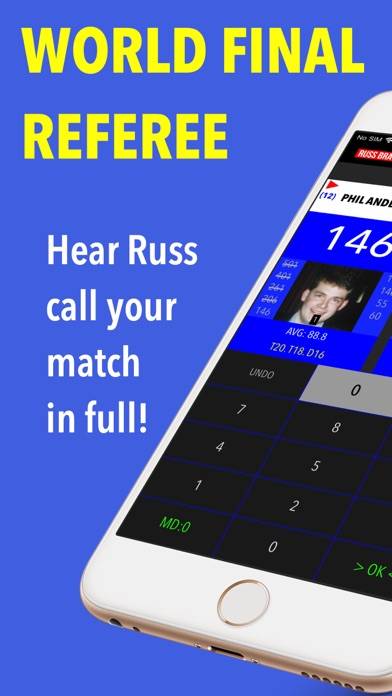 Russ Bray Darts Scorer App screenshot #1