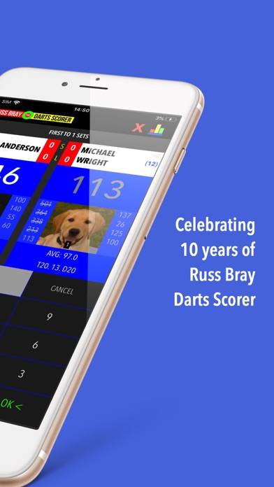 Russ Bray Darts Scorer Captura de pantalla de la aplicación #2