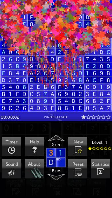 Sudoku 16x16 Monster game screenshot