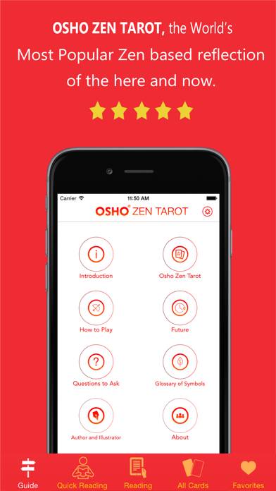 Osho Zen Tarot Captura de pantalla de la aplicación #1