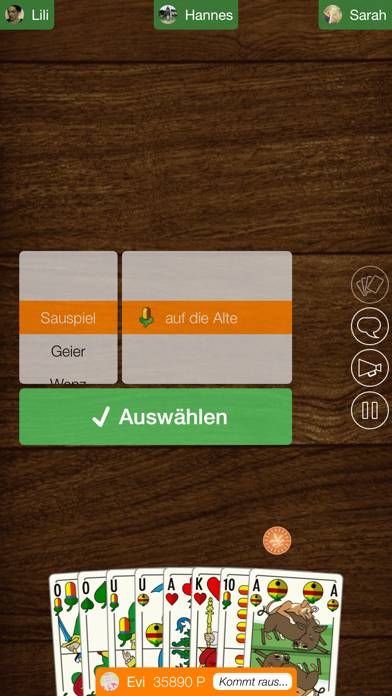 Sauspiel Schafkopf App-Screenshot #2