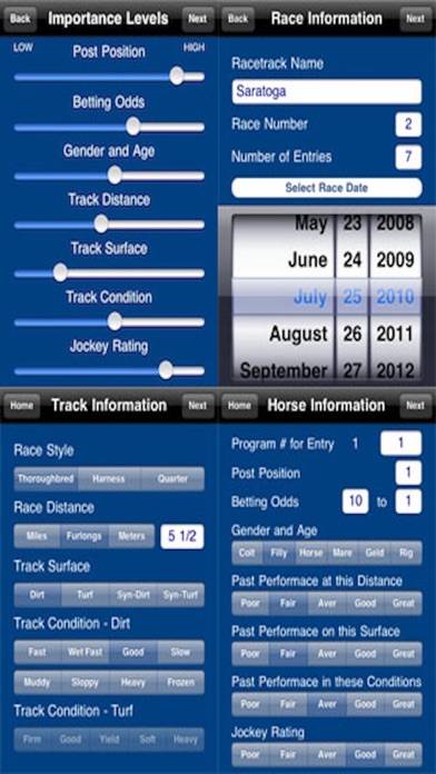 Compucap Horse Handicapper App screenshot