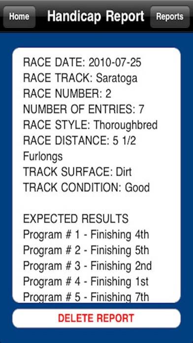 Compucap Horse Handicapper App screenshot