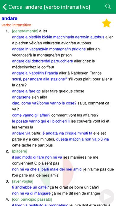 Dictionnaire italien Larousse App screenshot #2