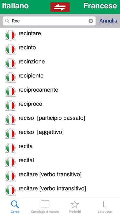 Dictionnaire italien Larousse App screenshot #5
