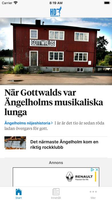 Helsingborgs Dagblad App screenshot #1