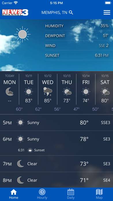 WREG Memphis Weather App screenshot #1