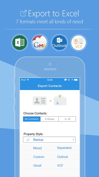 SA Contacts Скриншот приложения #1