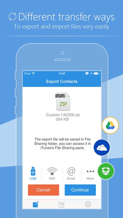 SA Contacts Captura de pantalla de la aplicación #2