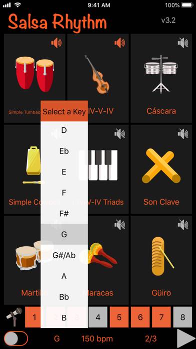 Salsa Rhythm App skärmdump #3