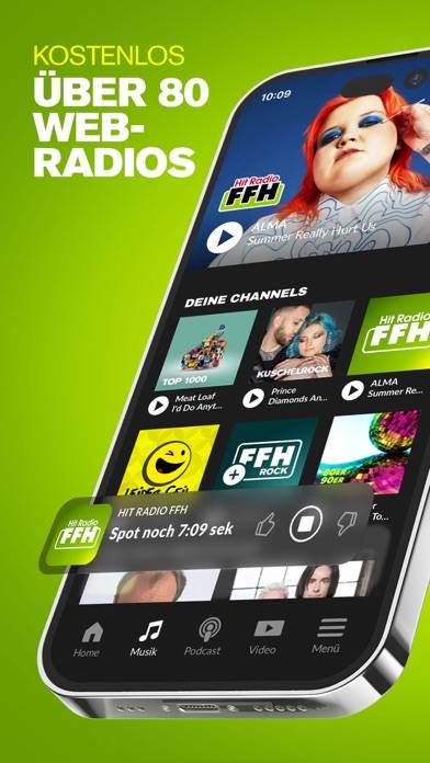 Hit Radio Ffh Bildschirmfoto