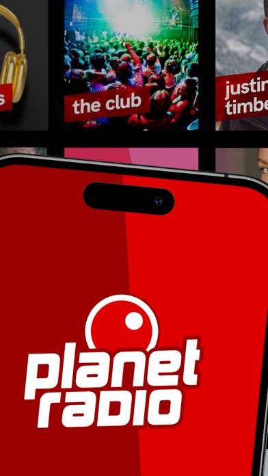 Planet radio App-Screenshot