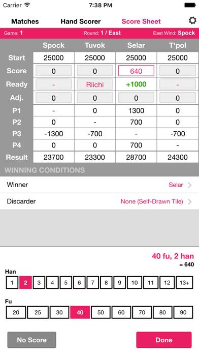 Mahjong Helper & Calculator Schermata dell'app #3