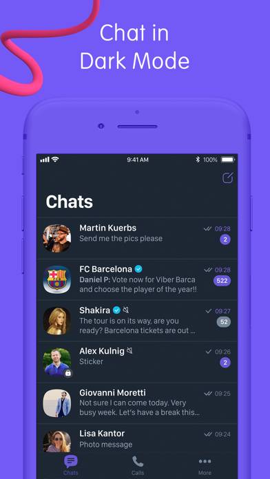 Rakuten Viber Messenger App-Screenshot #1