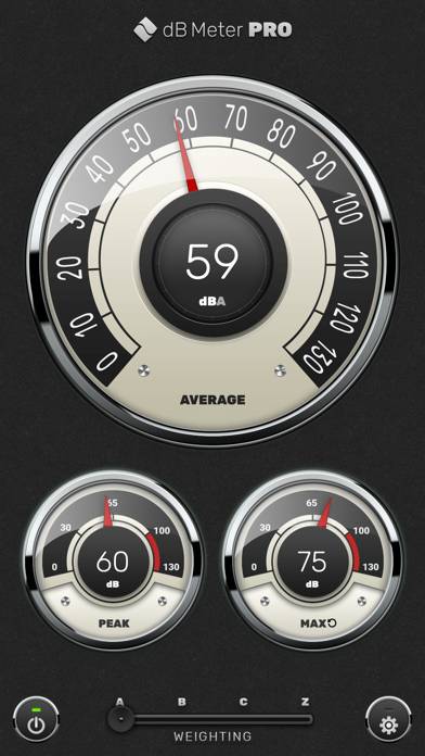 Decibel Meter Pro App screenshot #1