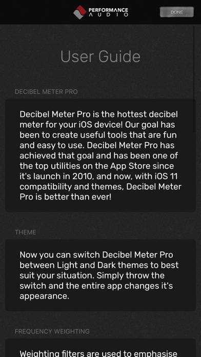 Decibel Meter Pro Captura de pantalla de la aplicación #4