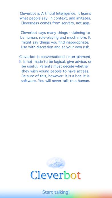 Cleverbot App-Screenshot #5