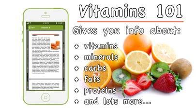 Vitamins 101 App screenshot