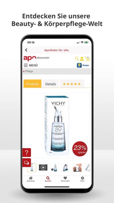 Apodiscounter eRezept Apotheke App-Screenshot