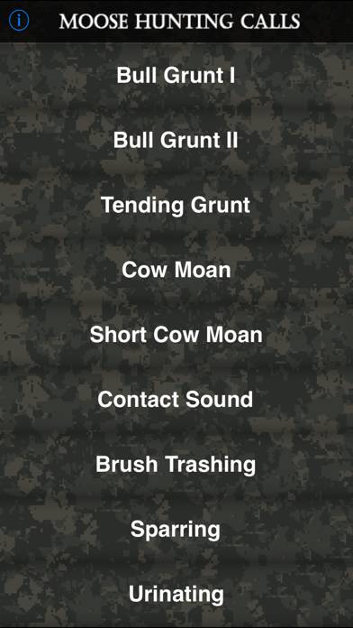 Moose Hunting Calls Скриншот приложения #1