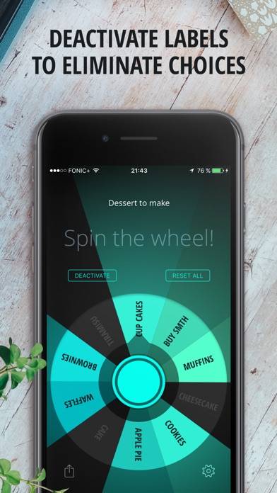 Decide Now!  Random Wheel App skärmdump #3