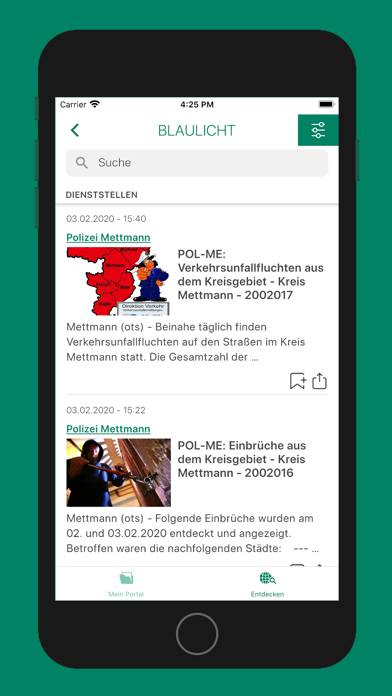 Presseportal App screenshot