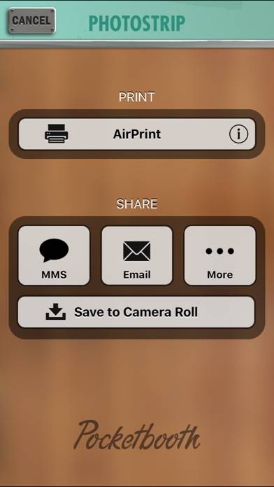 Pocketbooth Photo Booth Captura de pantalla de la aplicación #4