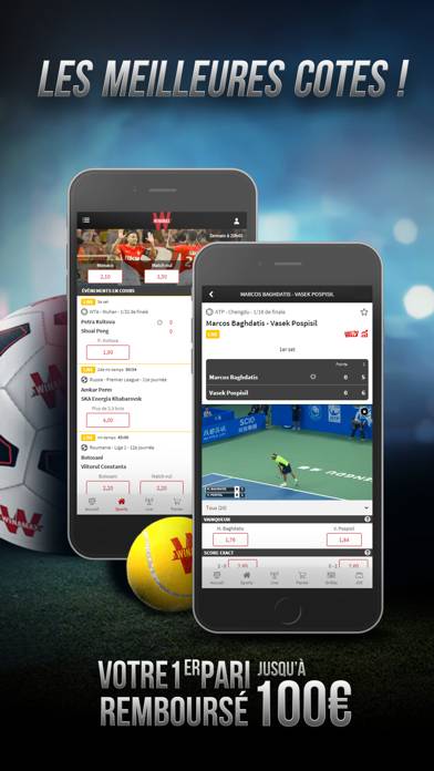 Winamax Paris Sportifs & Poker Capture d'écran de l'application #1