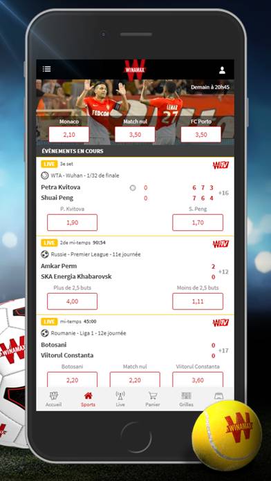 Winamax Paris Sportifs & Poker Captura de pantalla de la aplicación #3