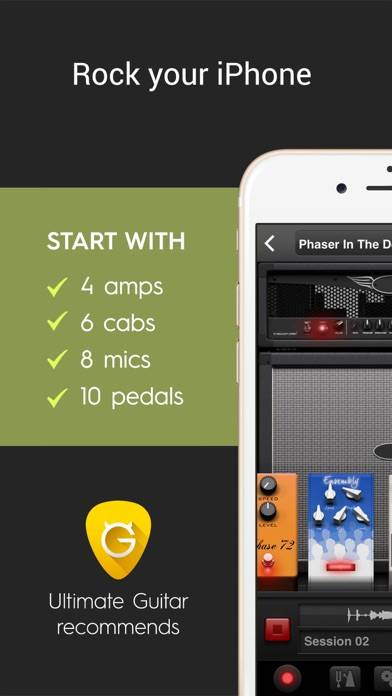 AmpKit+ guitar amps & pedals screenshot