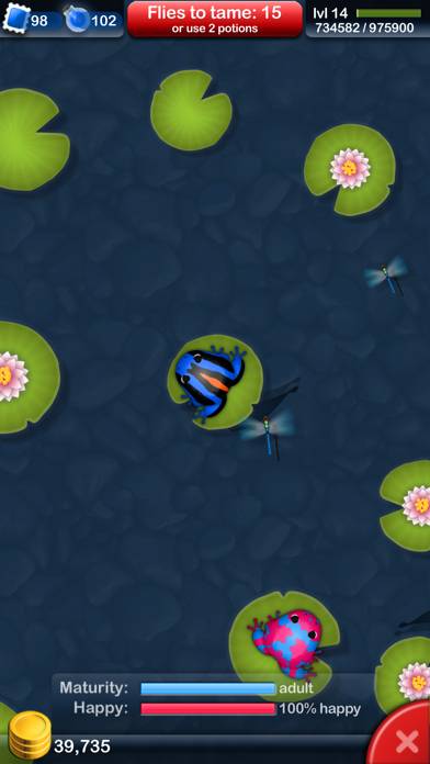 Pocket Frogs: Tiny Pond Keeper Captura de pantalla de la aplicación #2