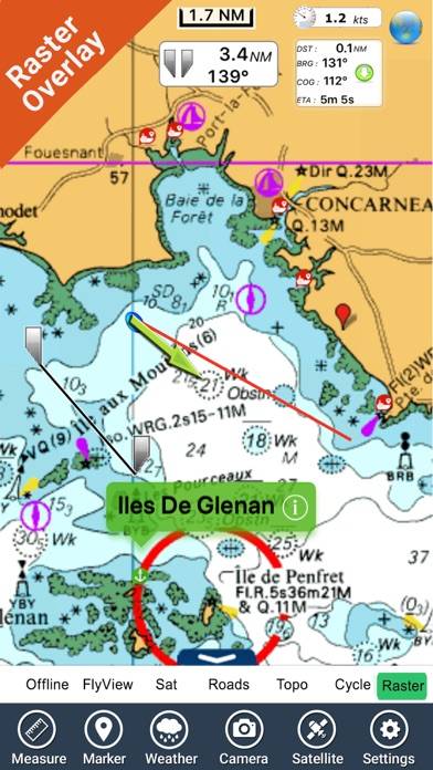 Mediterranean Sea HD GPS Chart Schermata dell'app #6