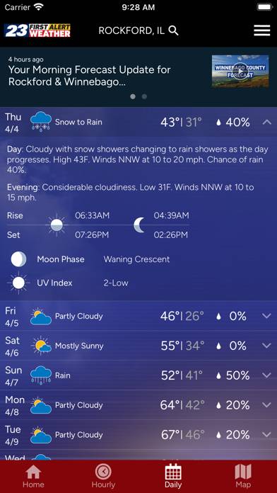 WIFR Weather App screenshot #3