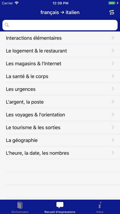 Accio French-Italian App screenshot #2