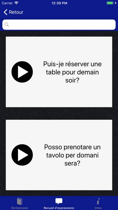 Accio French-Italian Schermata dell'app #3