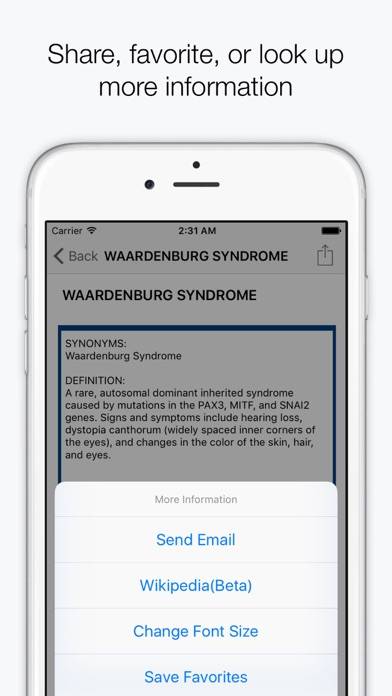 Medical Dictionary and Terminology (AKA MedWords) Schermata dell'app #4