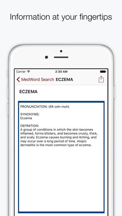Medical Dictionary and Terminology (AKA MedWords) Скриншот приложения #5