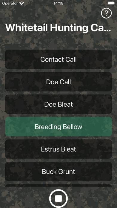 Whitetail Hunting Calls App screenshot