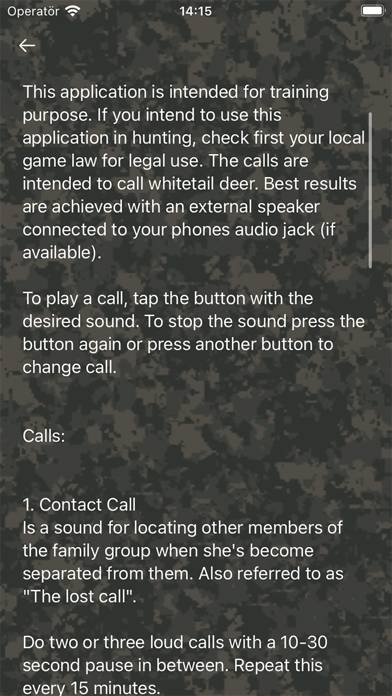 Whitetail Hunting Calls App screenshot