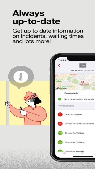 TMB App (Metro Bus Barcelona) Captura de pantalla de la aplicación #3