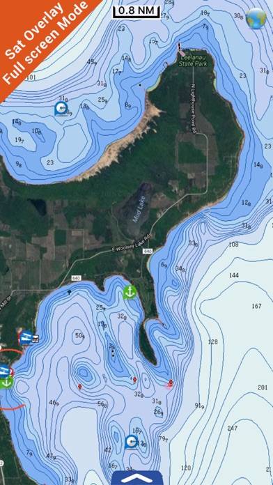 Great Lakes HD Nautical Charts App screenshot