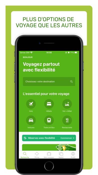 Go Voyages: Vols Pas Chers App screenshot