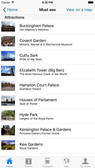 London Travel Guide Offline Captura de pantalla de la aplicación #4